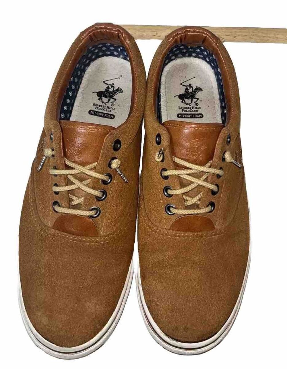Beverly Hills Polo Club Brown Suede Men’s Boat Rooney Boat Sneakers Size 9.5